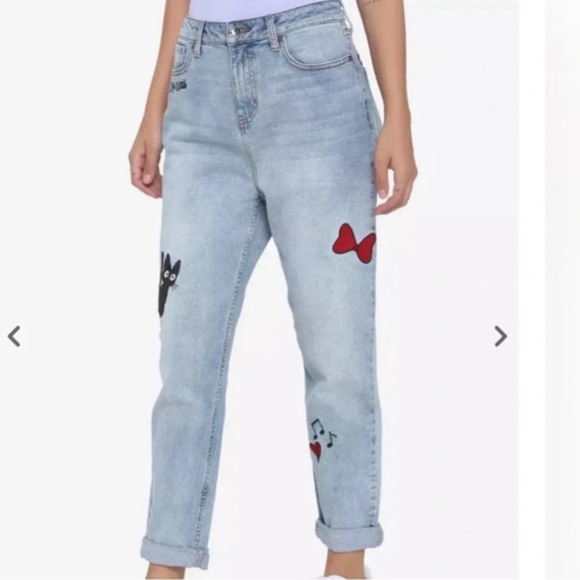 Her Universe Studio Ghibli Kiki's Delivery Service Mom Jeans women’s size 11 - Picture 1 of 14